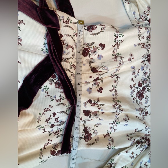 ANTONIO MELANI High Low Floral Dress with belt New with tag - Picture 4 of 7